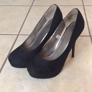 Black high heels